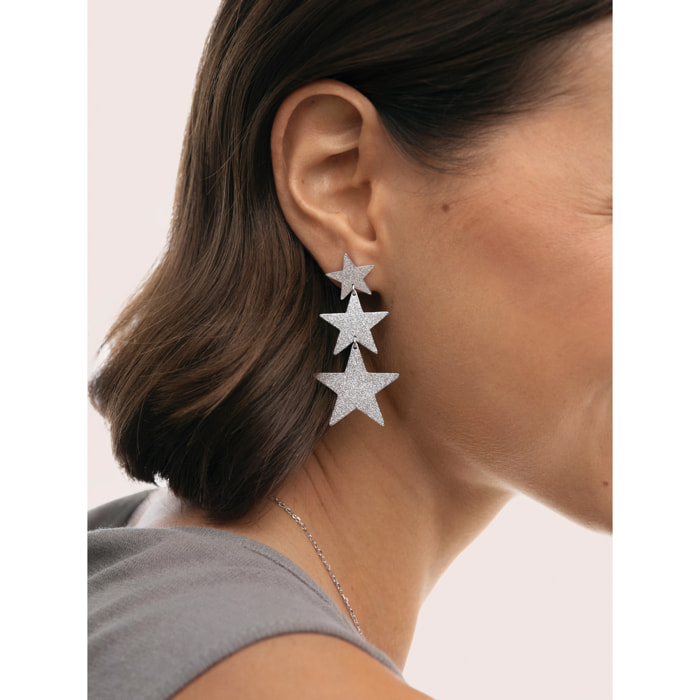 Orecchini Shinning Stars Acier