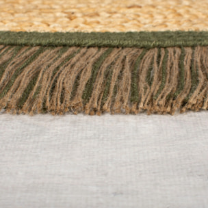 Tapis en jute KAHANA Vert