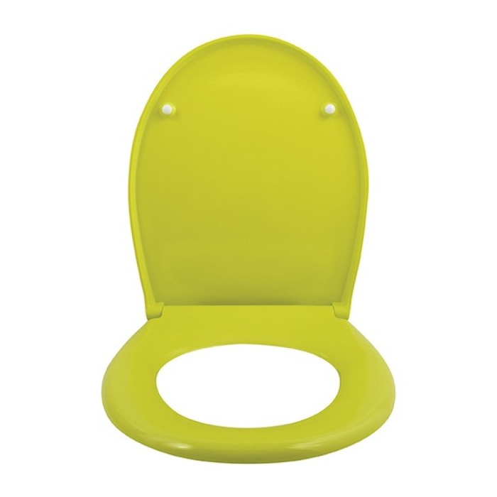 Abattant wc Thermo dur Vert - Charnières Inox MSV