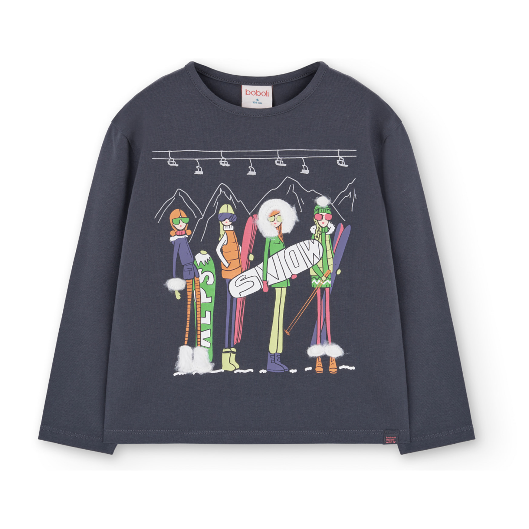 Camiseta punto elástico de niña -BCI