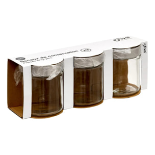 Lot de 3 bocaux Nixo 0,7L