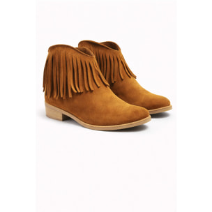 Stivaletti frange - tacco 3,5 cm