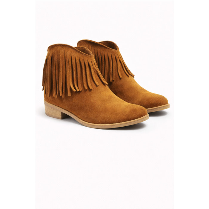 Stivaletti frange - tacco 3,5 cm