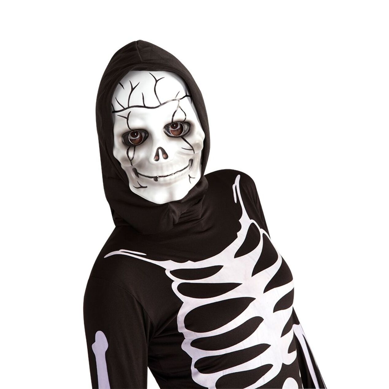 MASCARA SKULL CON CAPUCHA