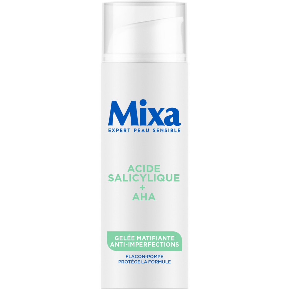 Mixa Gelée Matifiante Anti-Imperfections à l’Acide Salicylique et Acide Alpha-Hydroxylé