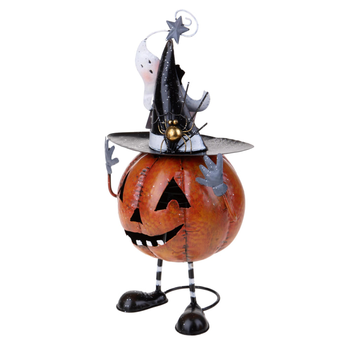 Zucca in Piedi - Pezzi 1 - Colore Arancio - 40x47Hx12cm - Bianchi Dino