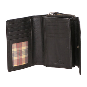 portafoglio unisex In Vera pelle Made in India 14x7x3 cm