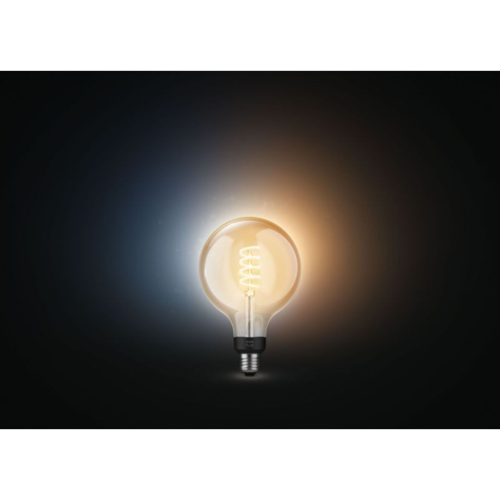 Ampoule LED connectée PHILIPS HUE E27 White Ambiance Globe G. Filament