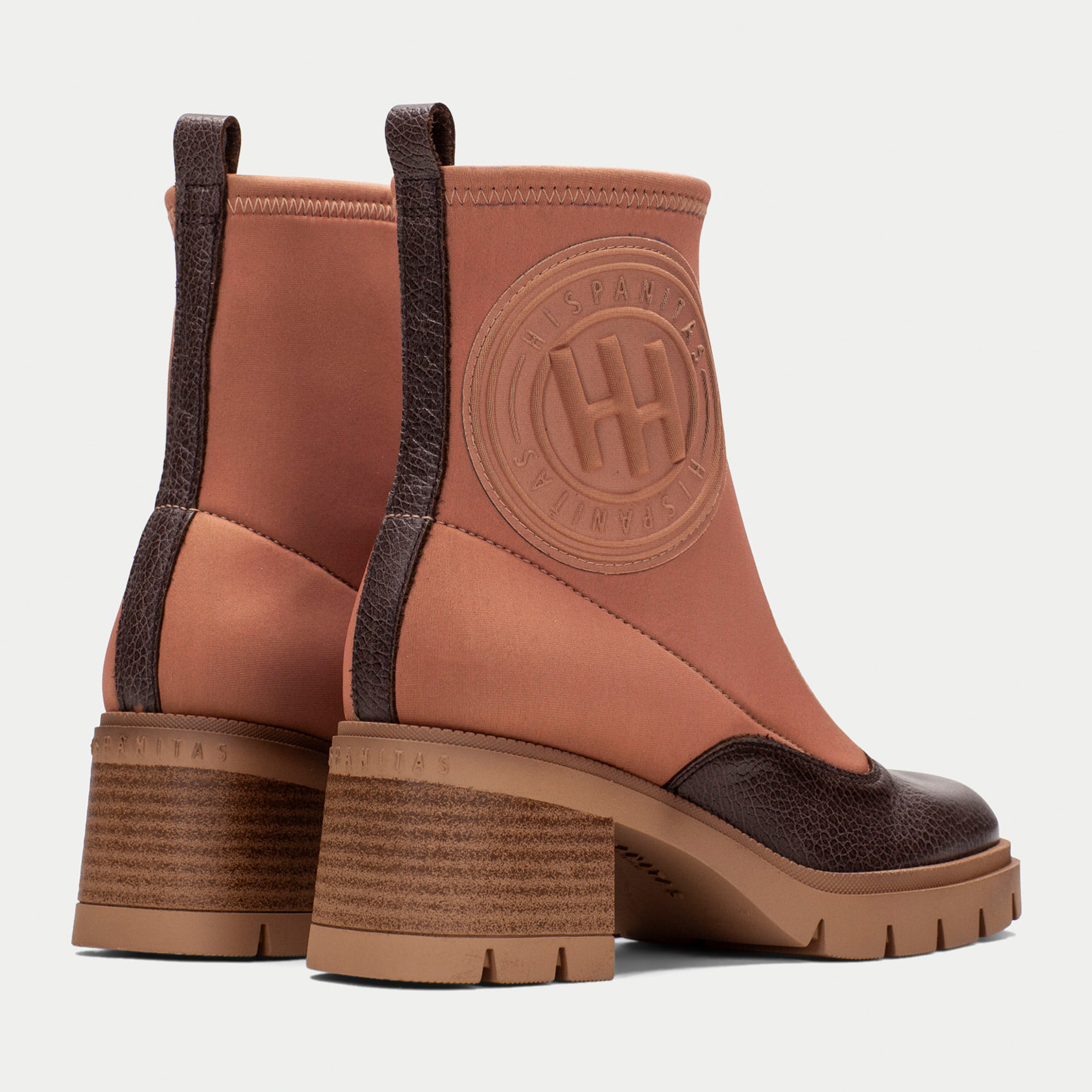 Botin Everest Marrón apricot 6 cm