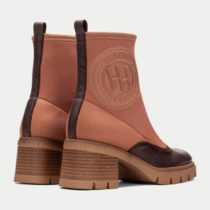 Botin Everest Marrón apricot 6 cm