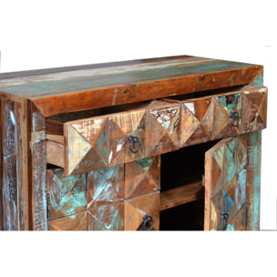 Cómoda - madera reciclada - 100x40x87cm