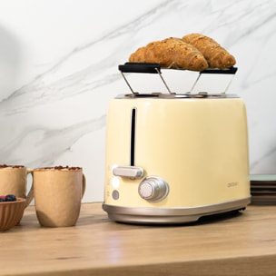 Tostapane verticali Toast&Taste 1000 Retro Double Beige Cecotec