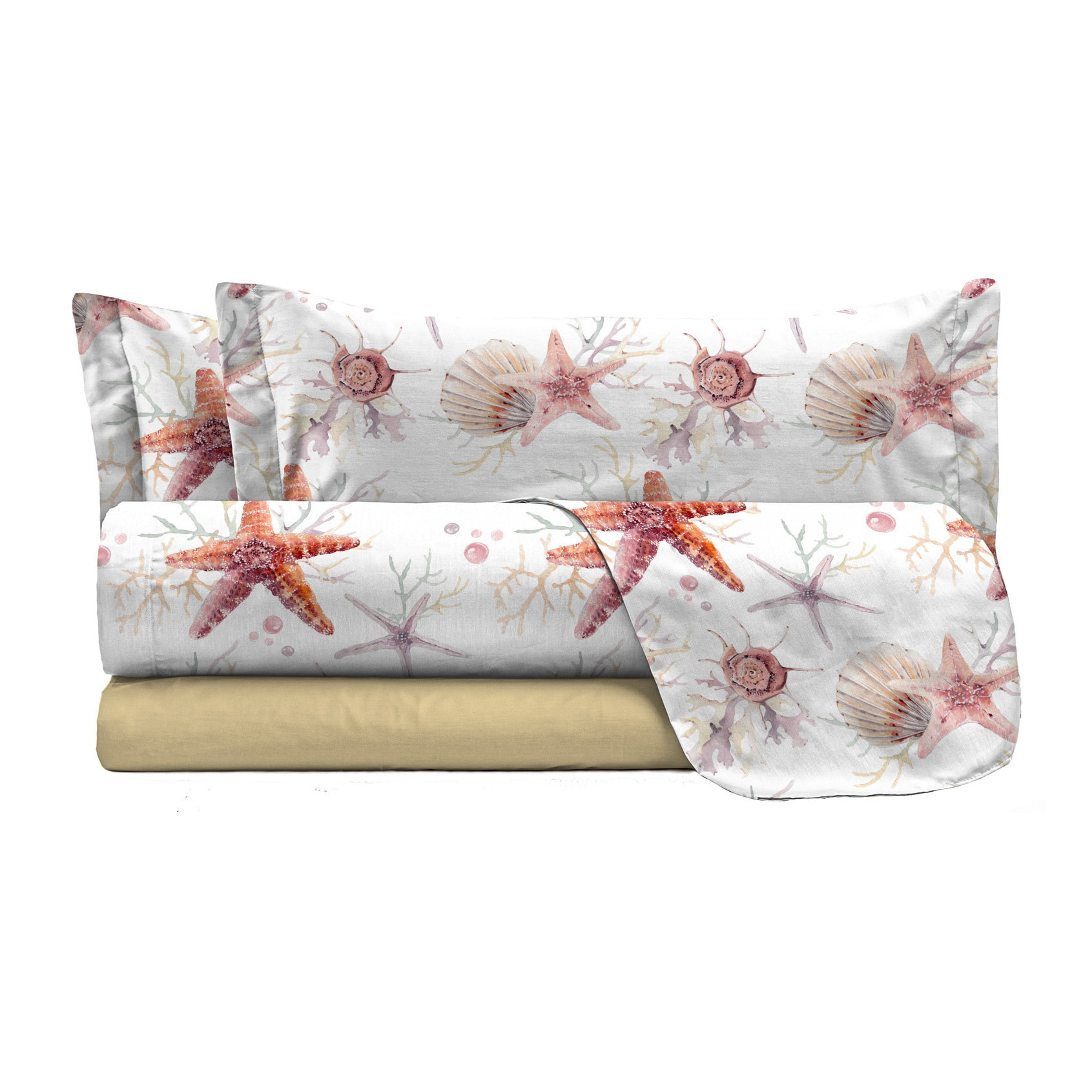 COMPLETO LETTO FANTASY, 100% Microfibra - STARFISH