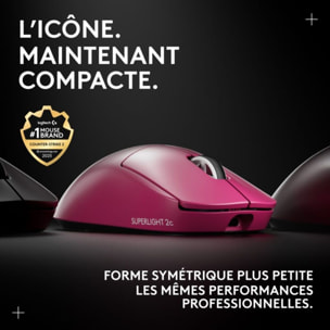 Souris Gamer Sans Fil LOGITECH Pro X superlight 2 compact Magenta