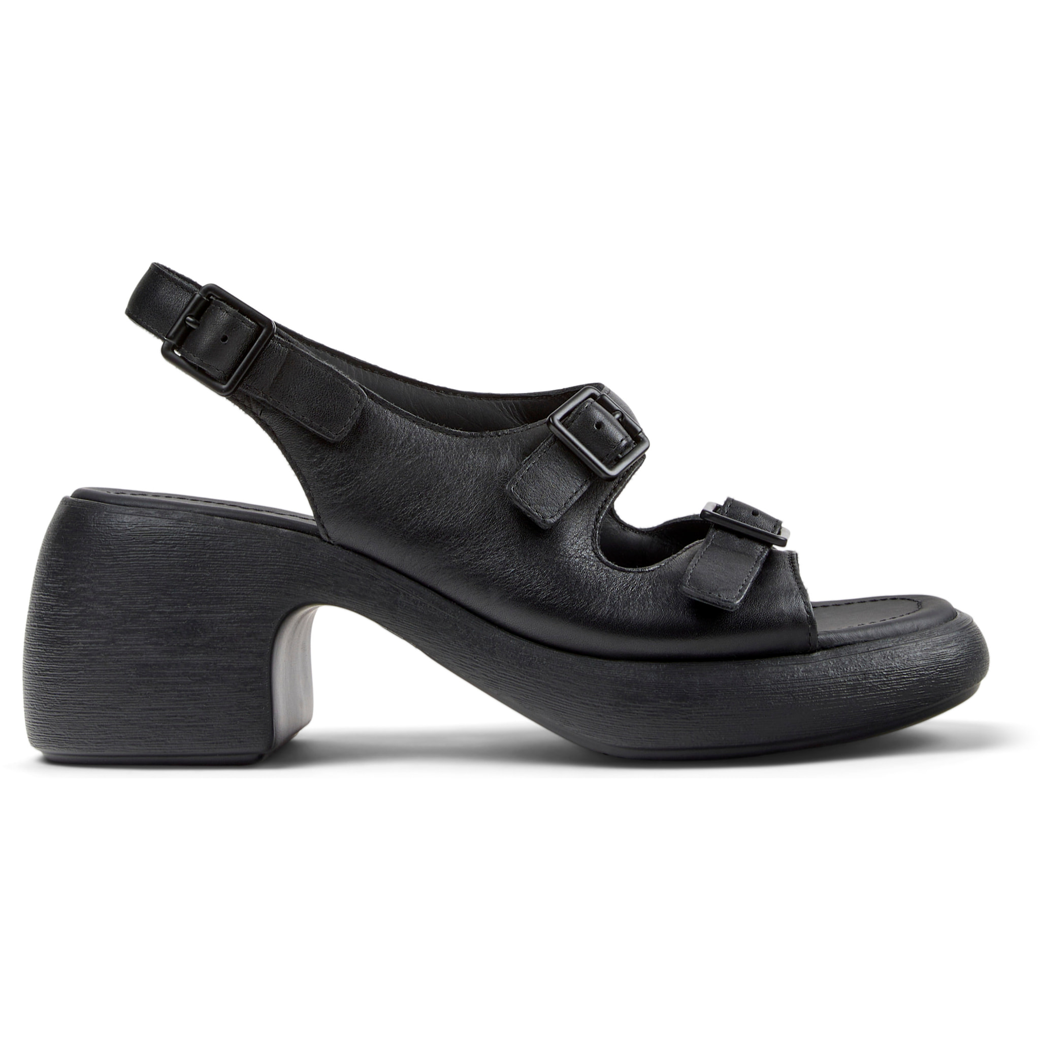 Sandalias - CAMPER Thelma - Negro - Cuero liso