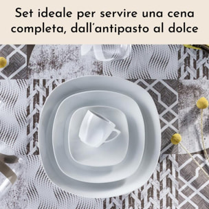 Set 6 piatti fondi Ala in porcellana
