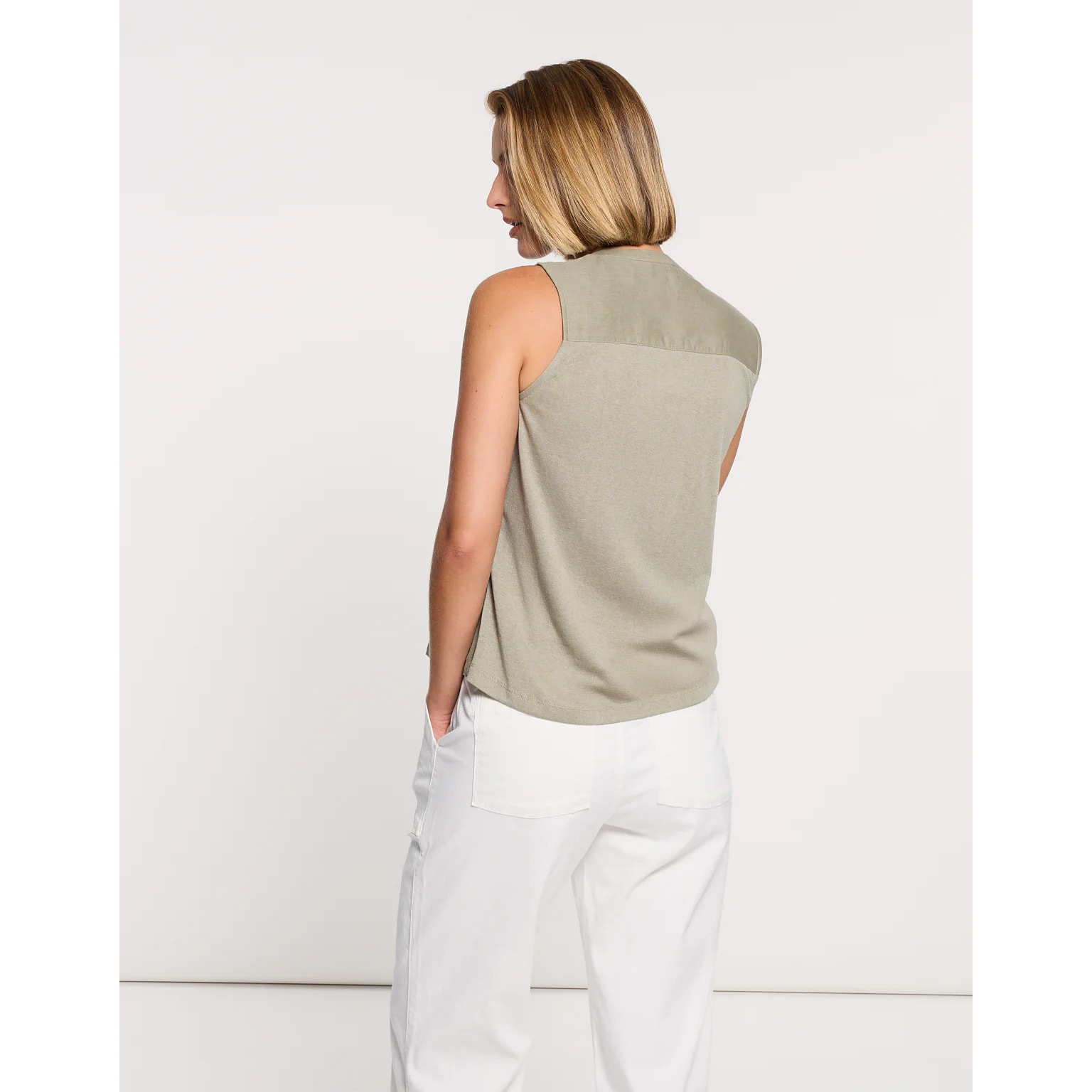 Camisa Tirantes Caqui - Nurita