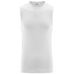 Skin T-Shirts & Top Briko Uomo Donna Bianco PRO SLEEVELESS