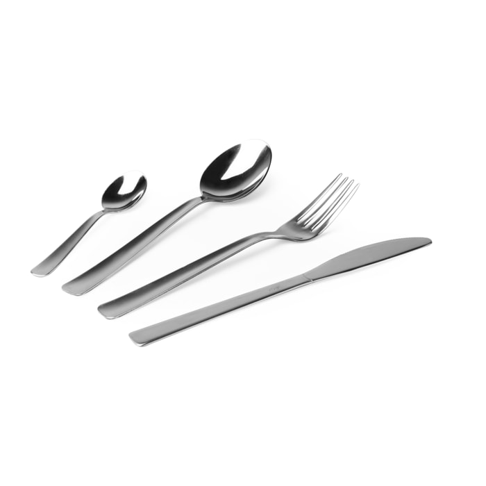 Servizio 24 posate Excelsa – Eco, Acciaio Argento