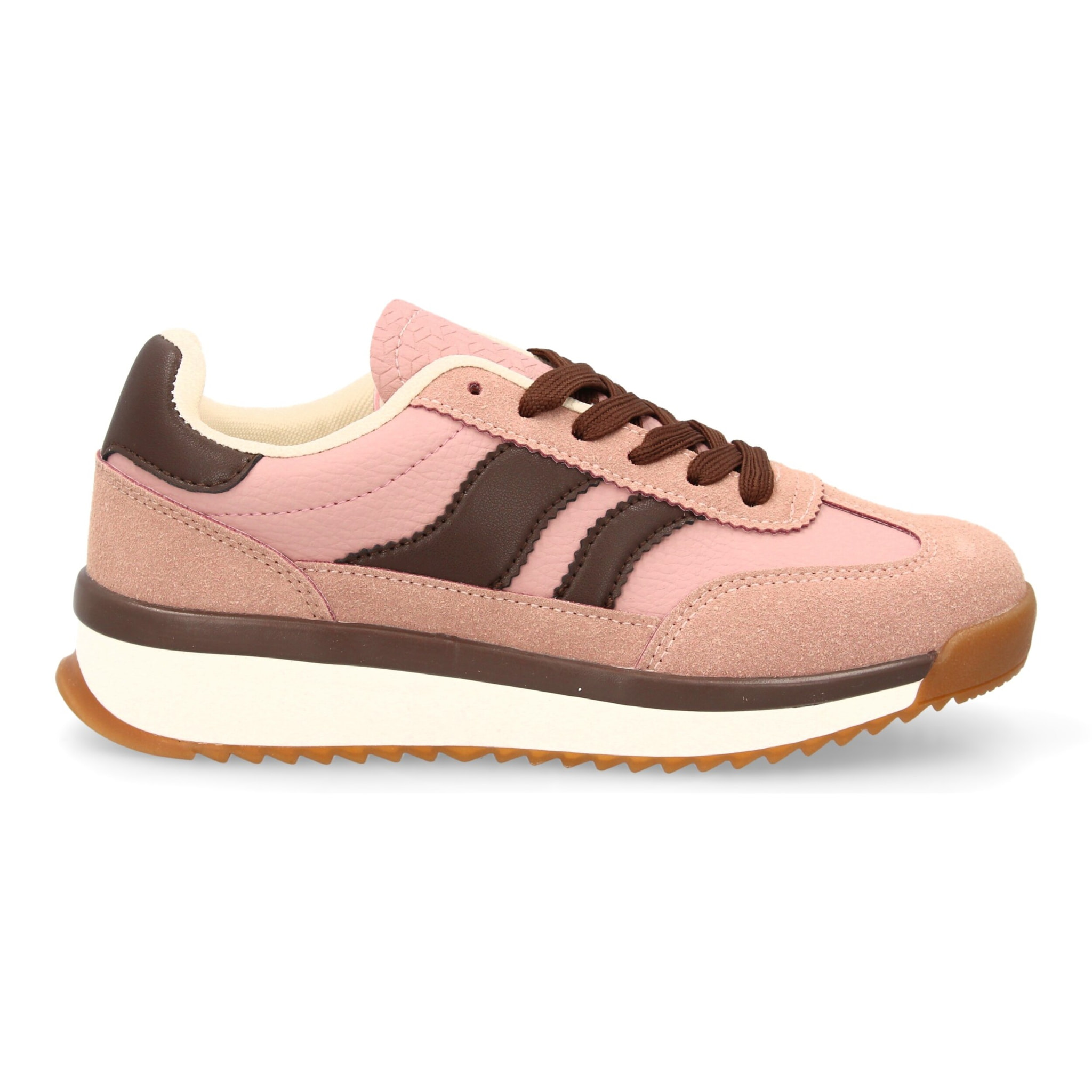 Zapatilla para mujer con suela dentada