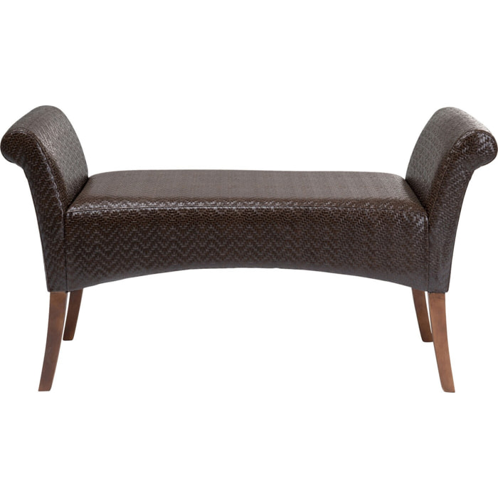 Banc Motley ZigZag marron Kare Design