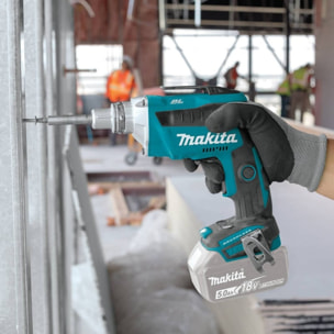 MAKITA Atornillador de Li-Ion 18V para Placas de Yeso sin cargador ni batería - DFS452Z