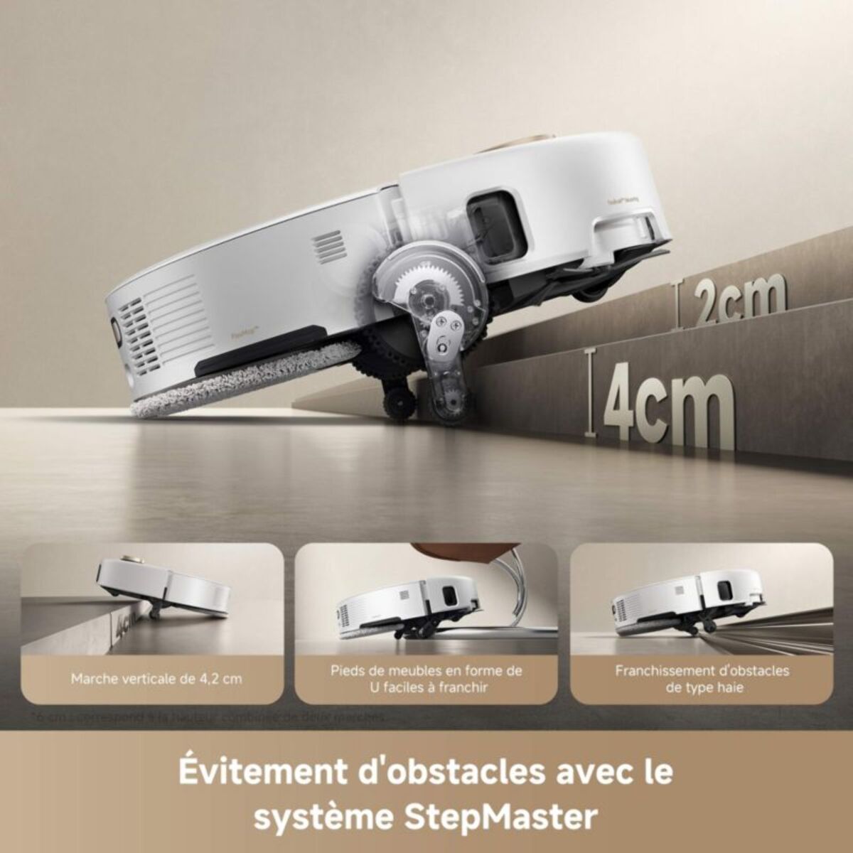 Robot Aspirateur Laveur MOVA V50 Ultra Complete