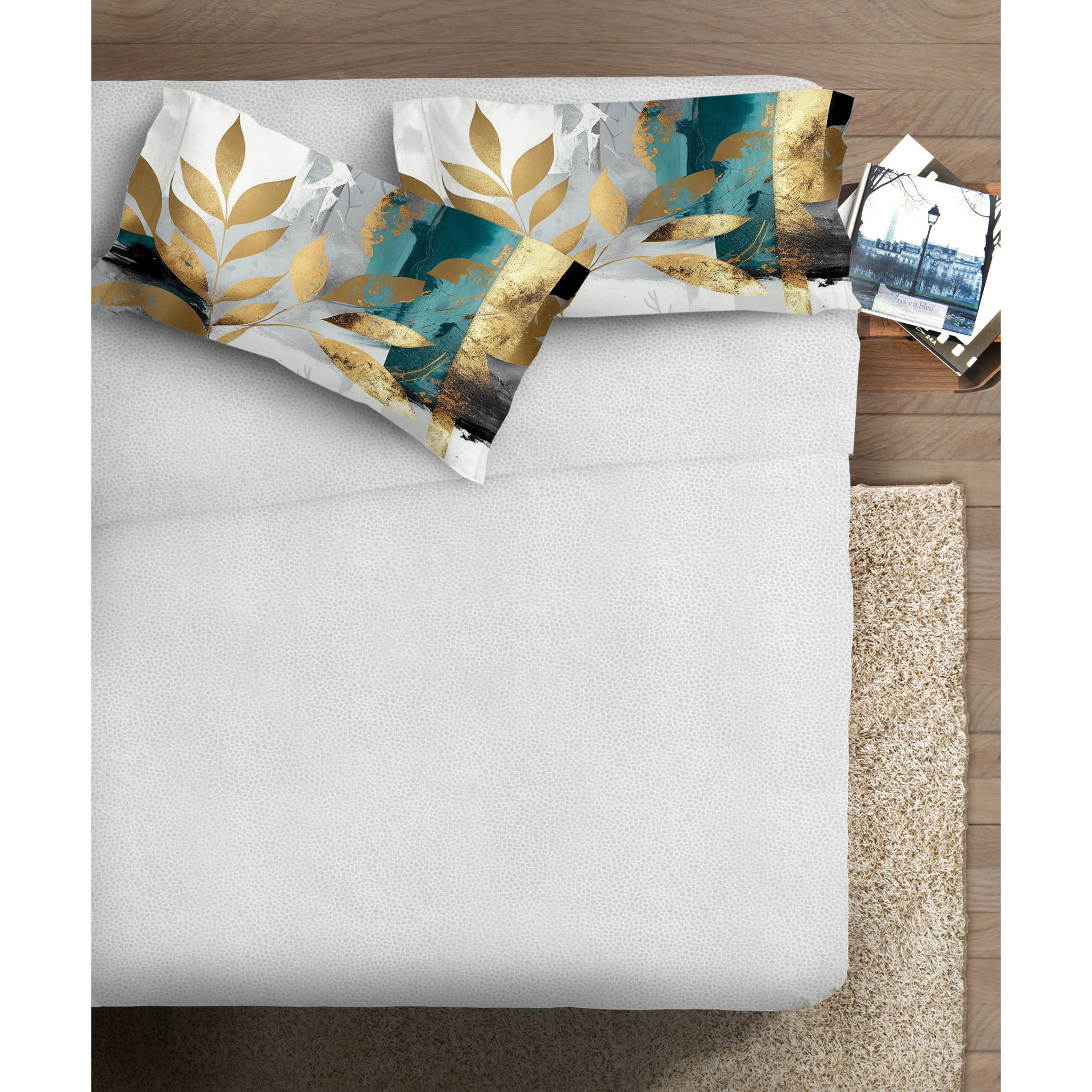 Completo letto fotografico Fine-Art IPERSAN Puro Cotone Canvas