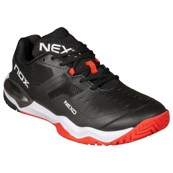 Zapatillas de Pickleball LUX NEXO Negro/Rojo Lava