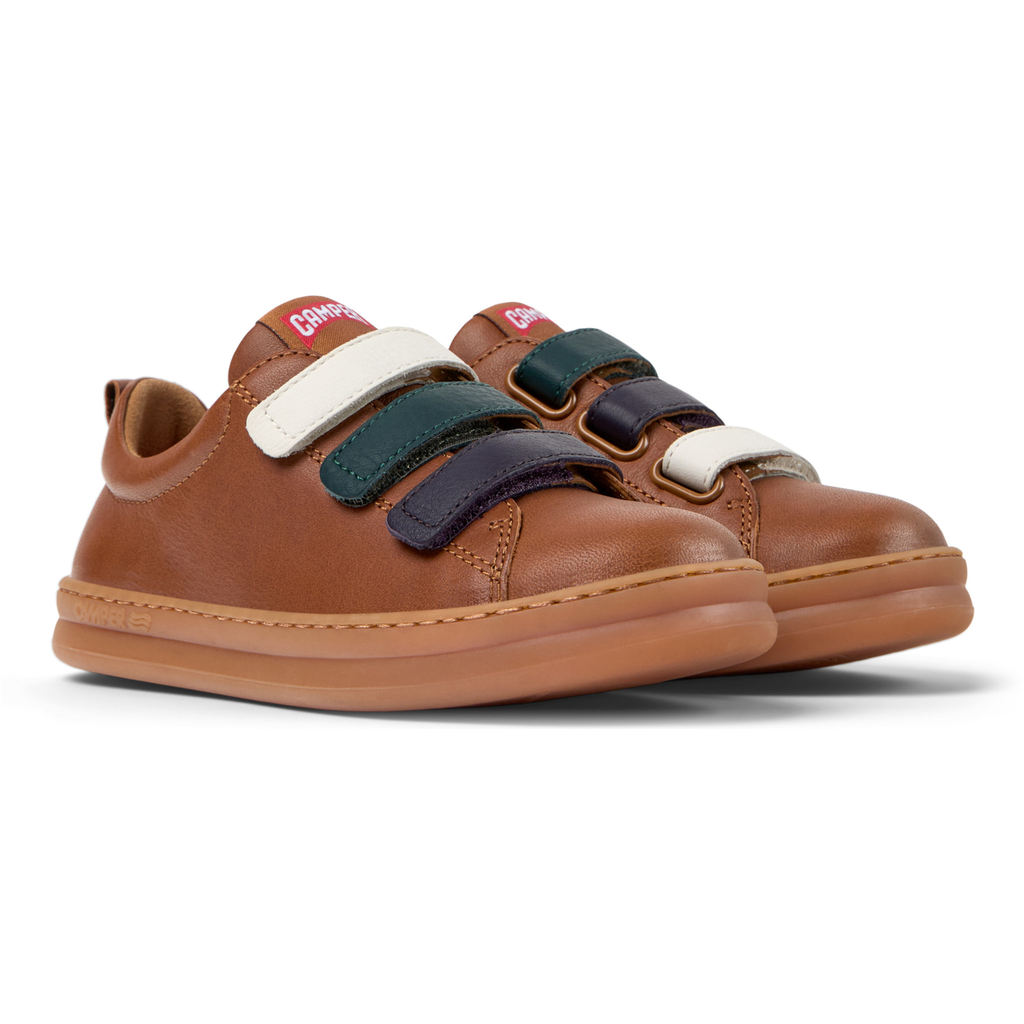 Zapatillas - CAMPER Runner Four Twins - Marron - Cuero liso