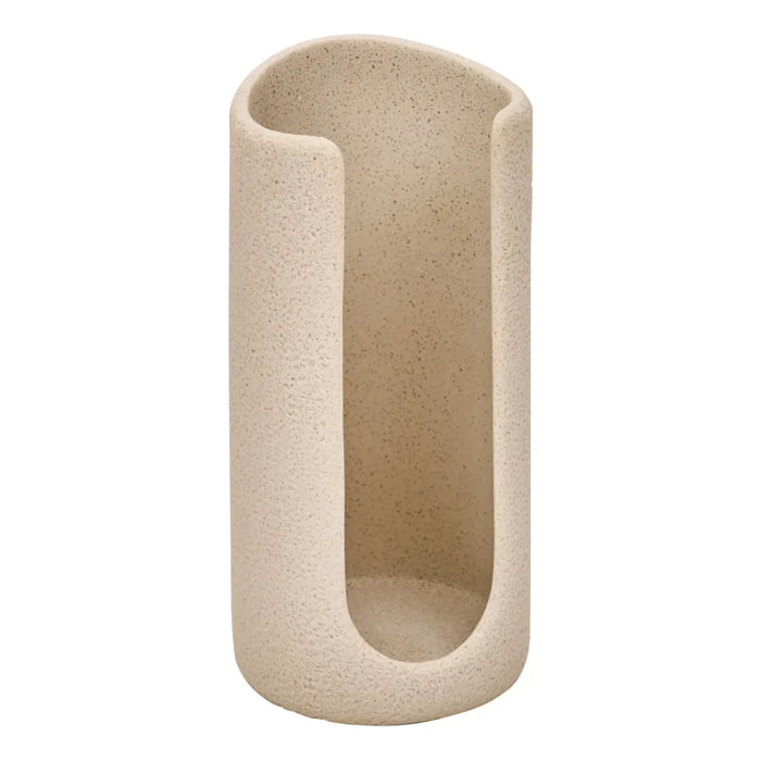 Distributeur à cotons Oleya beige