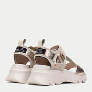 Sandalia Sport Dakar Cava taupe 5,5 cm