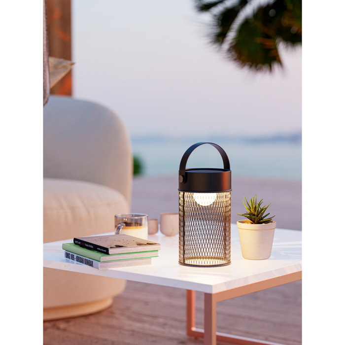 Forlight Rorer sobremesa portatil color negro con led blanco cálido 3000K