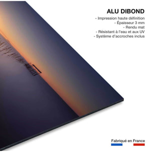 Tableau lumière violette Tableau alu Dibond