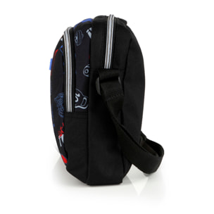 Bandolera infantil Gabol TRAINING negra y resistente al agua