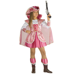 Travestimento Piratessa Rosa Costume Carnevale Bambina