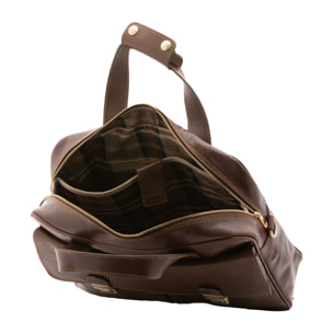 Borsa a mano  unisex In Vera pelle Made in Italy 38x36x10 cm