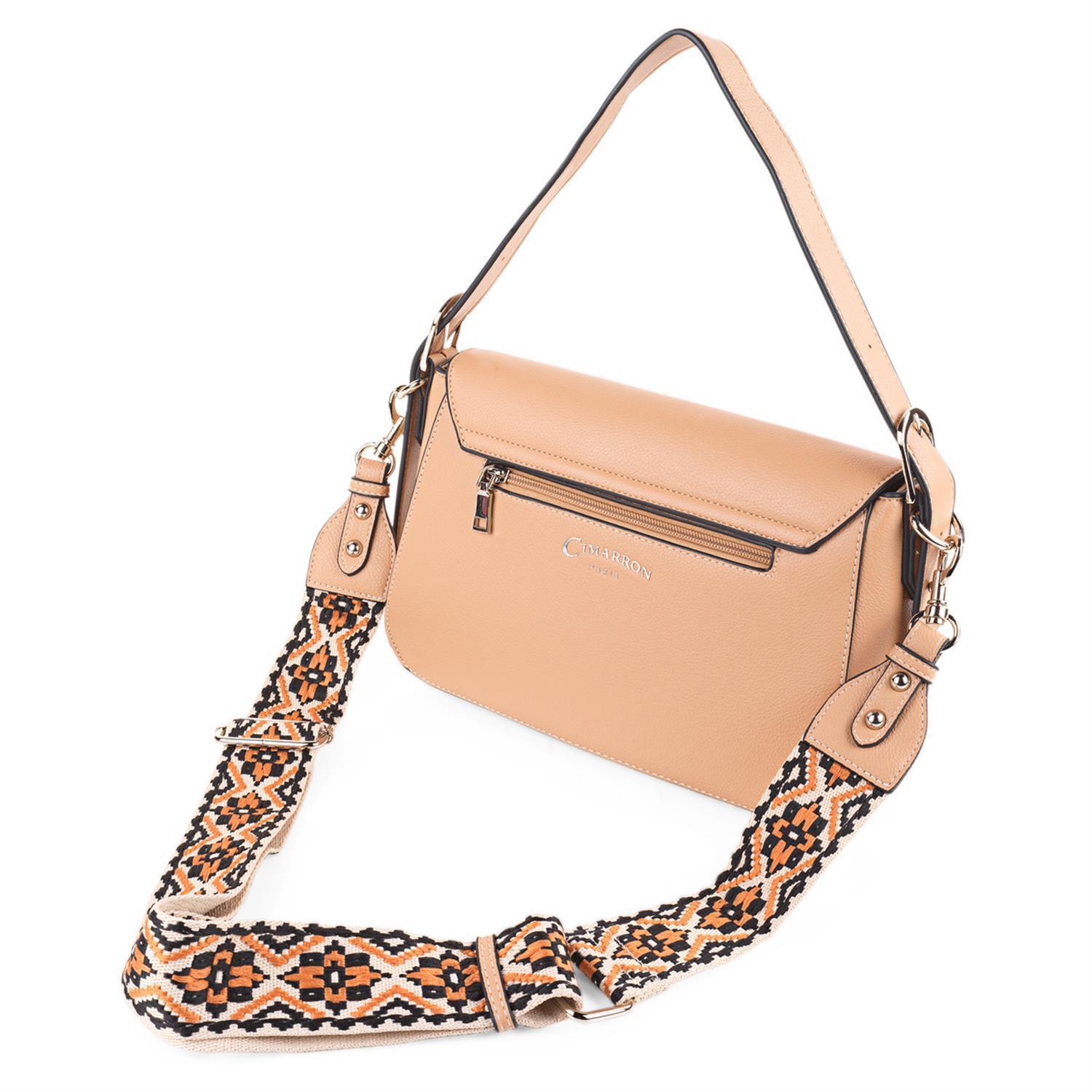 Bolso Bandolera Mujer Sint/Pu Cimarron Albany Camel