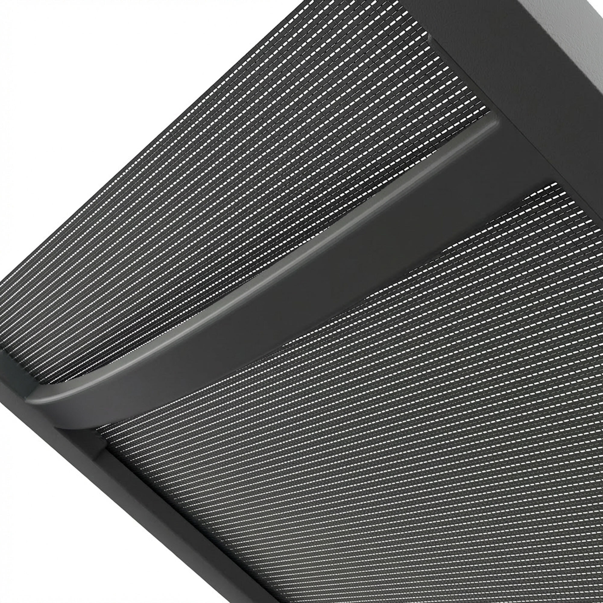 Nilo - Lettino Prendisole da Giardino Mare Piscina 192x55x30 cm in Alluminio e Textilene Antracite