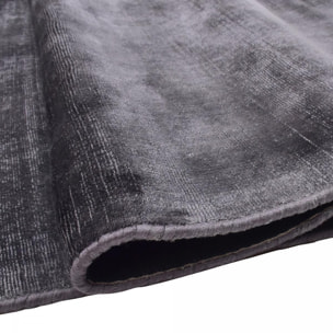 Tapis artisanal doux et soyeux tufté main en viscose