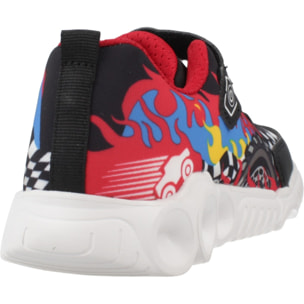 Zapatillas Niño de la marca GEOX  modelo J WROOM BOY NEGRO