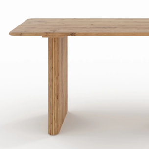 Table rectangulaire en bois d'acacia 6 personnes - Andrea