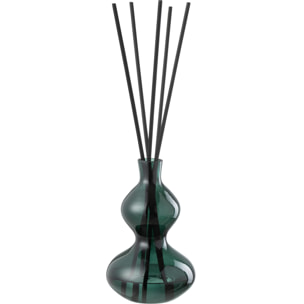 J-Line Bâtonnets parfumés Cedar Breeze - verre - vert foncé - small - 500 ml