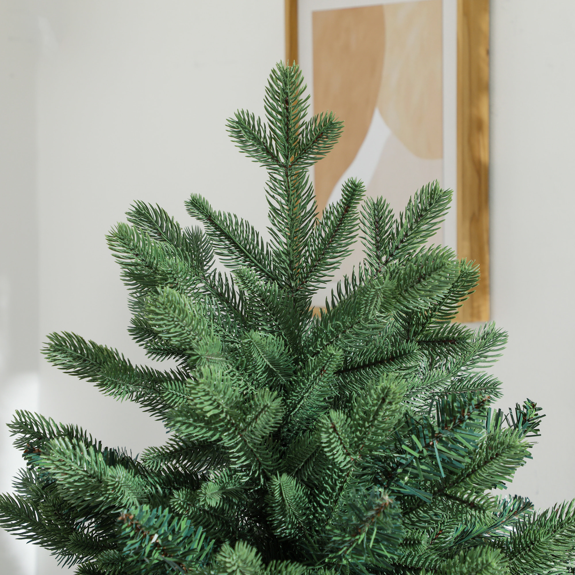 HOMCOM Albero di Natale Artificiale 150 cm Realistico con 994 Rami e Base in Resina, Verde