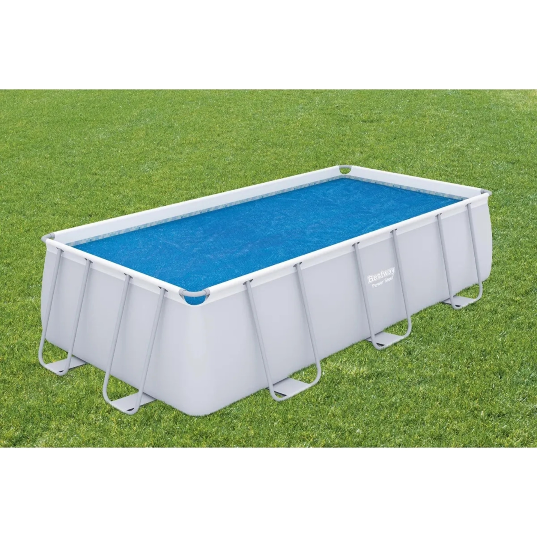 Bâche à bulles rectangulaire pour piscine 3,80 x 1,80 m intérieur