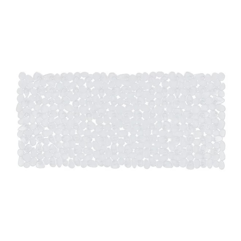 Tapis Fond de baignoire PVC RIVERSTONE 75x36cm Transparent Spirella