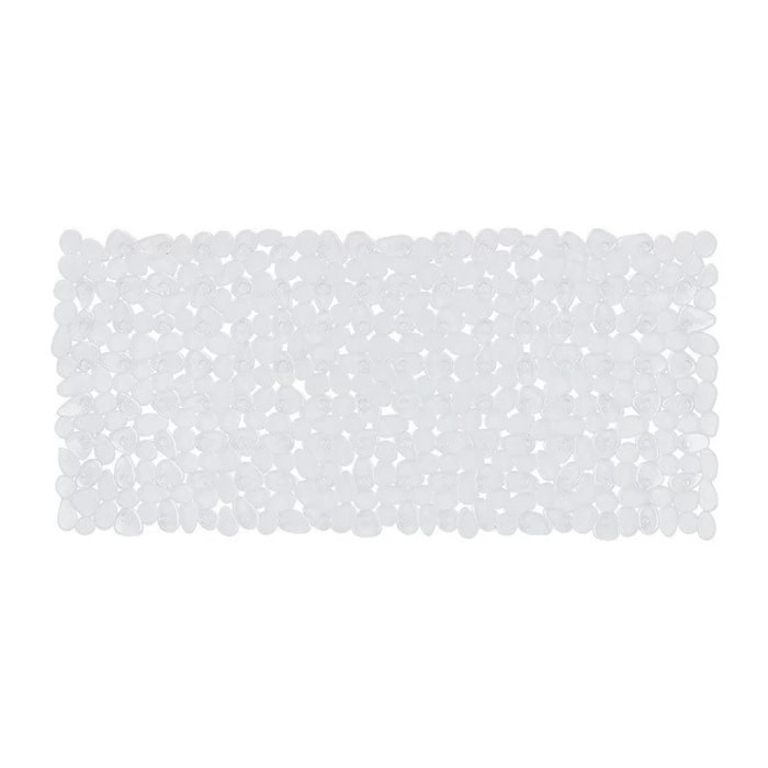 Tapis Fond de baignoire PVC RIVERSTONE 75x36cm Transparent Spirella
