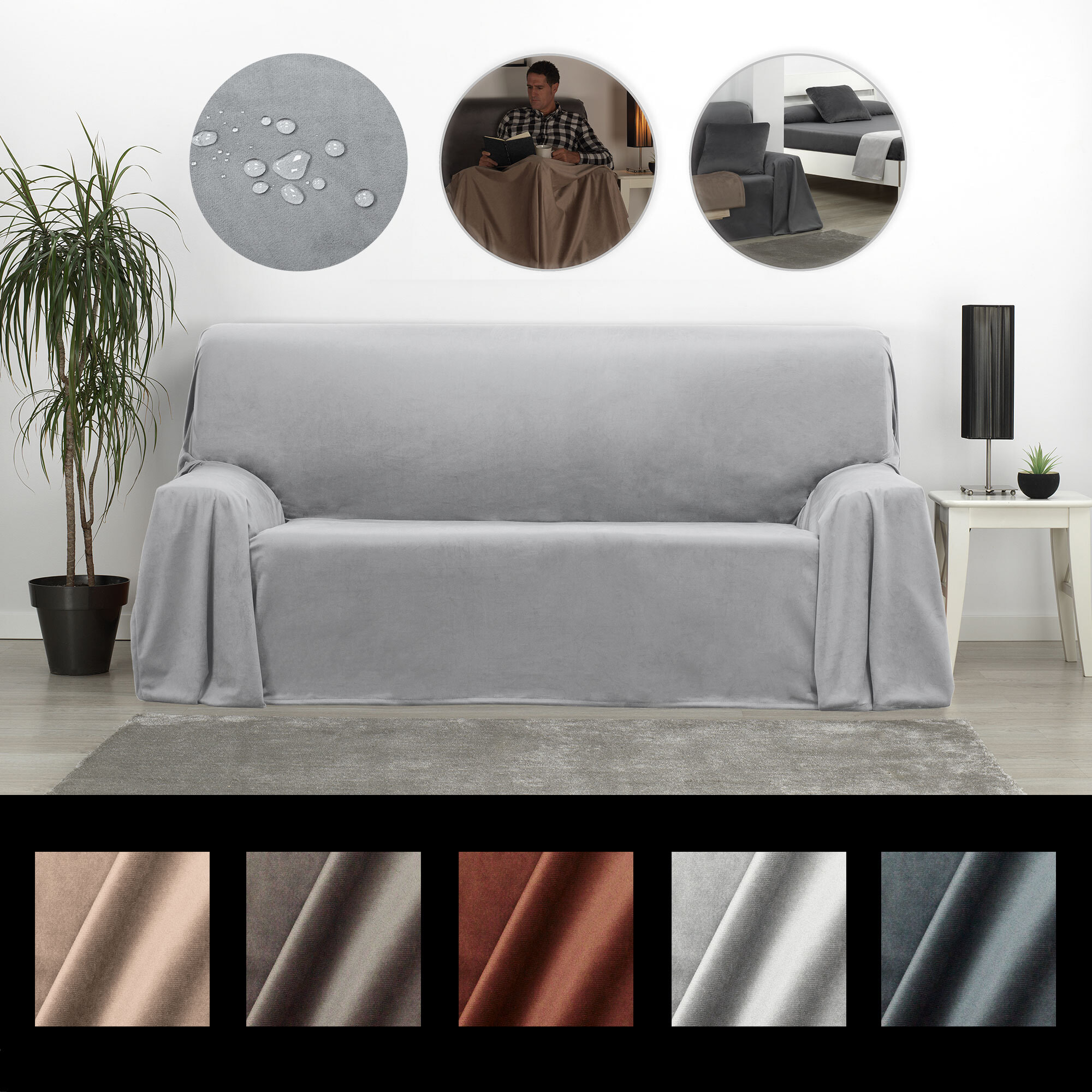 Fular MULTIUSOS terciopelo modelo TIBET