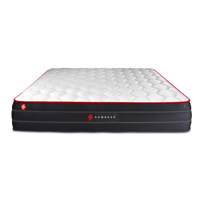 Matelas BOOST ressorts ensachés et mémoire de forme