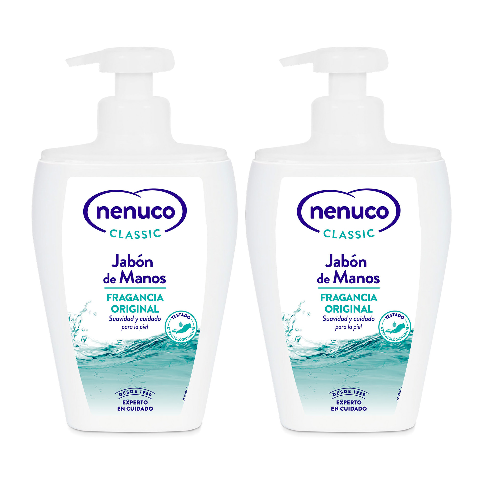 Nenuco Classic Jabón de Manos - Fragancia Original Nenuco, Pack 2x 240ml